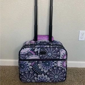 Vera Bradley Women's Softside Rolling Work Bag
And matching wallet.